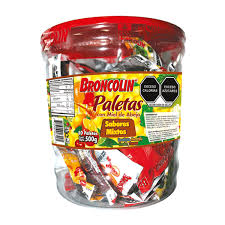 BRONCOLIN PALETAS 50 PZAS