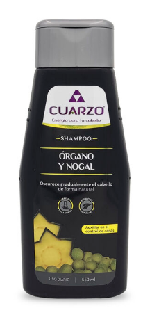 SHAMPOO ORGANO Y NOGAL 550ML CUARZO