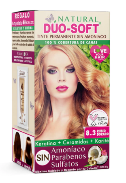  DUO SOFT TINTE RUBIO DORADO 8.3