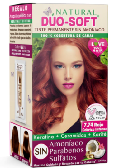 DUO SOFT TINTE ROJO COBRIZO INTENSO 7.74