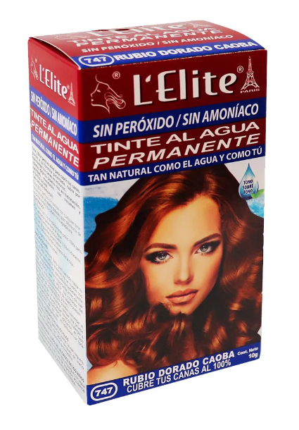 TINTE ELITE RUBIO DORADO CAOBA  747