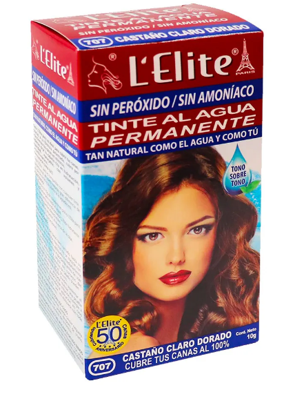 TINTE ELITE CASTAÑO CLARO DORADO 707
