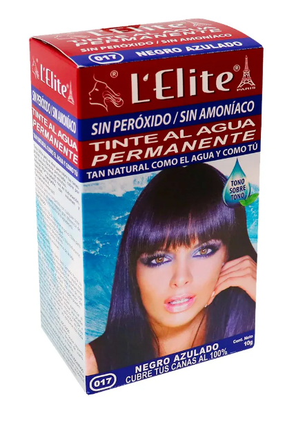 TINTE ELITE NEGRO  AZULADO 017
