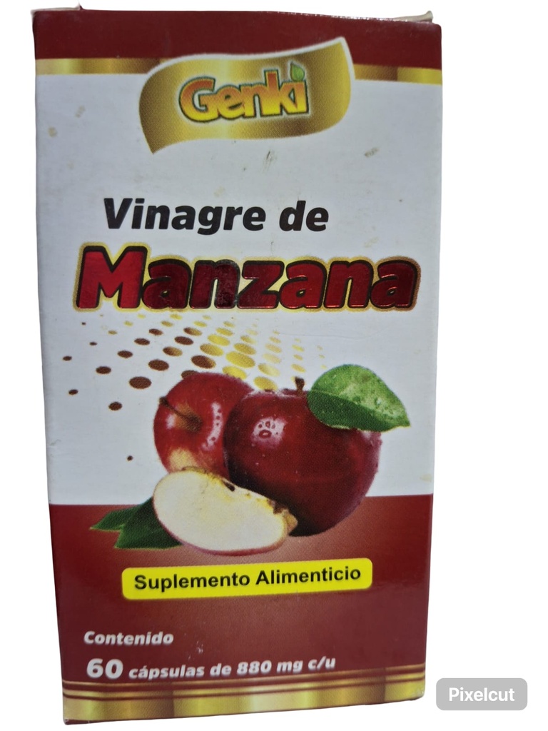 VINAGRE DE MANZANA CON 60 CAP GENKY