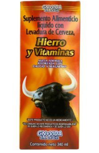  HIERRO  340 ML GN+VIDA