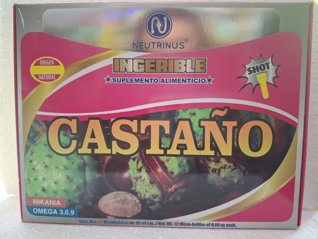 INGERIBLE CASTAÑO DE INDIAS CON 10 NUM.DOS