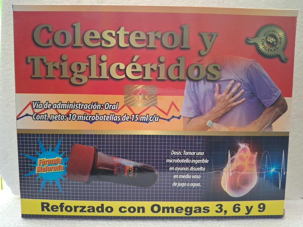 INGERIBLES COLESTEROL Y TRIGLICERIDOS GRUPO VITAL