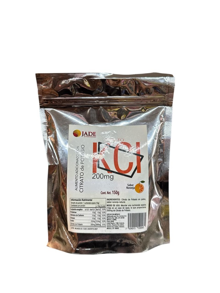 CITRATO DE POTASIO 150 GRS NARANJA JADE