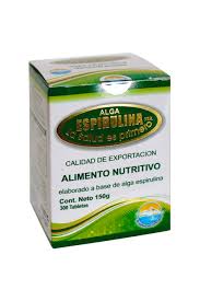 ALGA ESPIRULINA CON 300 TAB LA SALUD