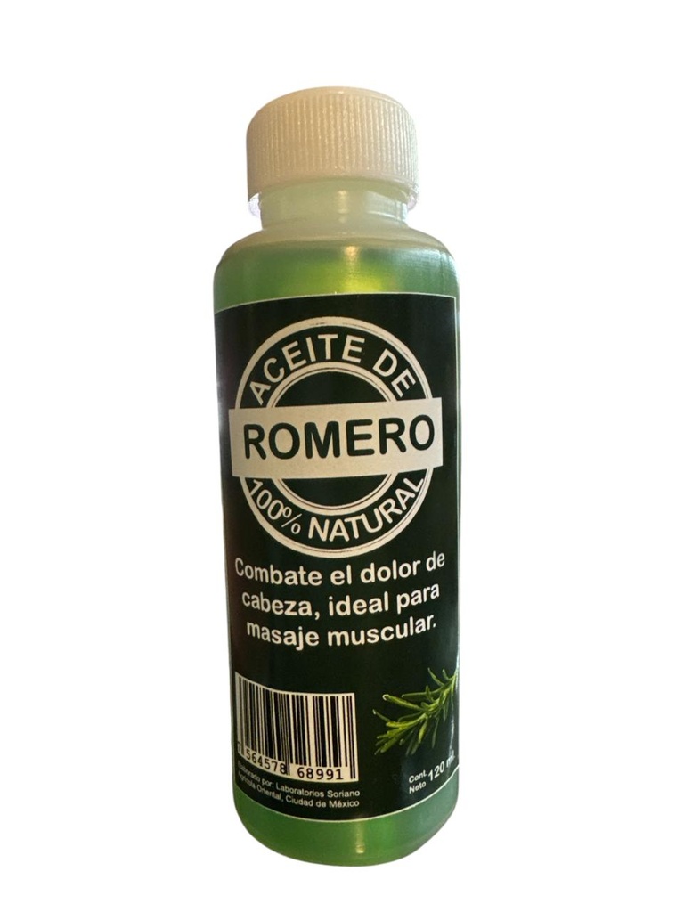 ACEITE DE ROMERO 120ML  SORIANO