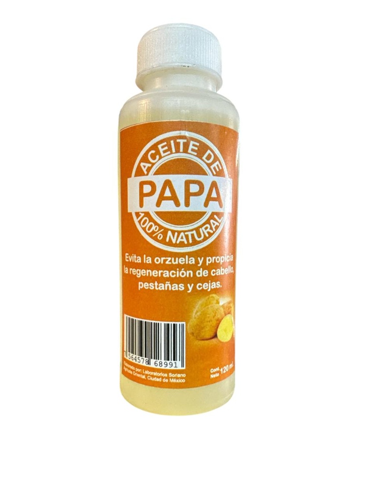 ACEITE DE PAPA 120ML  SORIANO