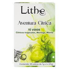 LITHE AVENTURA CITRICA TE VERDE MORINGA 25 SOBRES