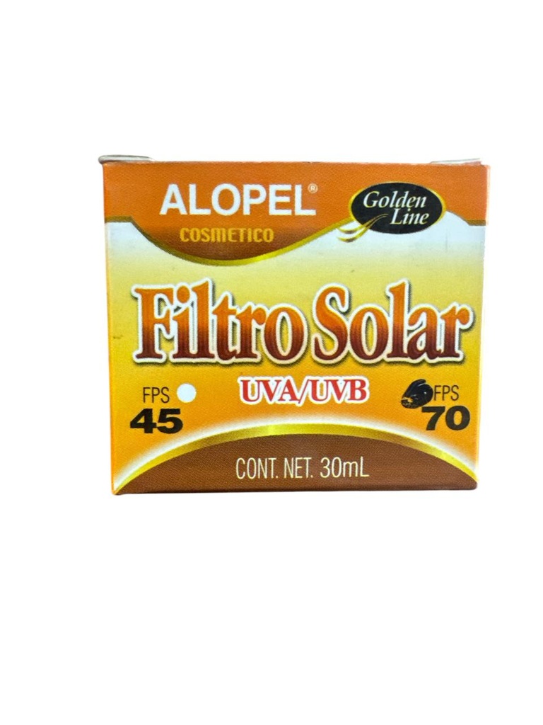 FILTRO SOLAR UVA/UVB 45  Y 70 DE 30 ML
