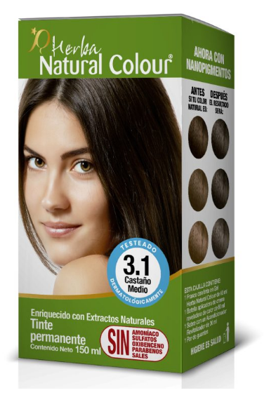 TINTE NATURAL 3.1 CASTAÑO MEDIO NUEVO