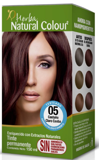 TINTE NATURAL  CASTAÑO CLARO CAOBA 05