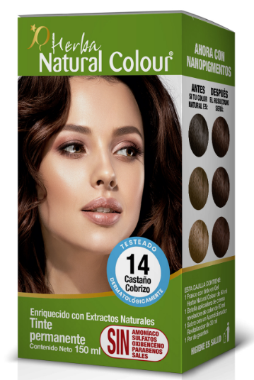 TINTE NATURAL  CASTAÑO COBRIZO 14