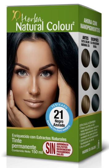 TINTE NATURAL  NEGRO AZULADO 21