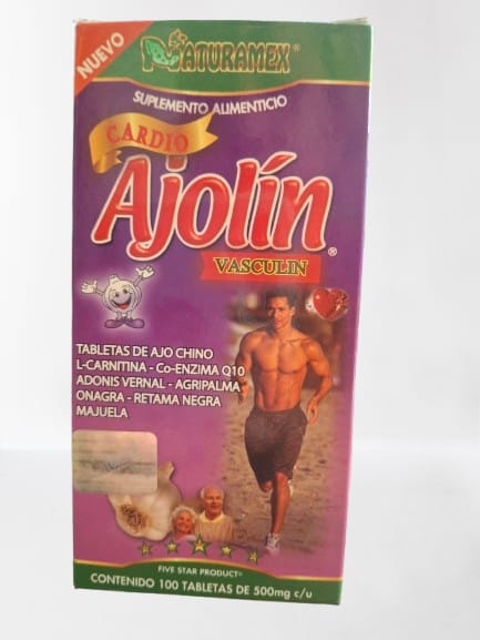 AJOLIN CARDIO C/100   TAB NATURAMEX