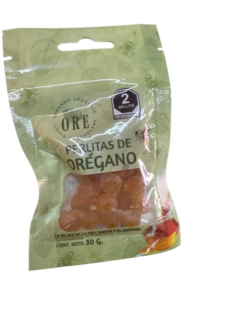 PERLITAS DE OREGANO 30 GRS