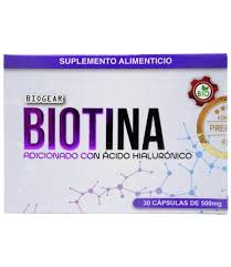 BIOTINA 30 CAP NUTRY  NUEVO BIOGEAR
