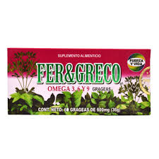 FENOGRECO 60 GRAGEAS FUERZA Y VIDA OMEGA