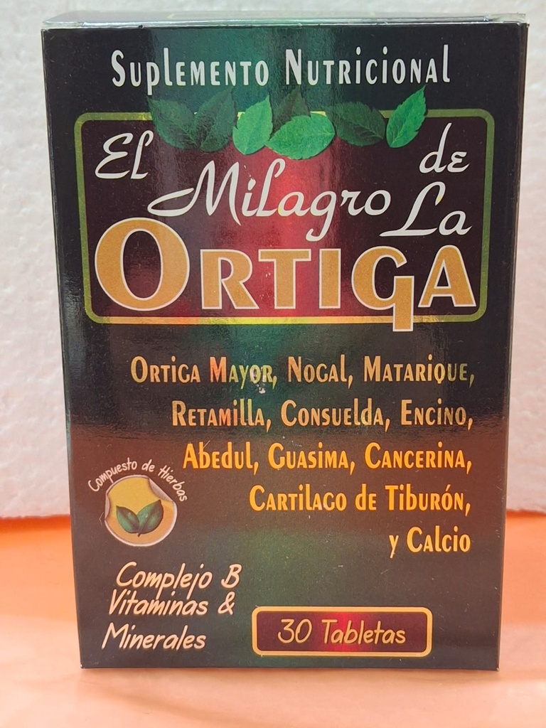 EL MILAGRO DE LA  ORTIGA 30 TAB 
