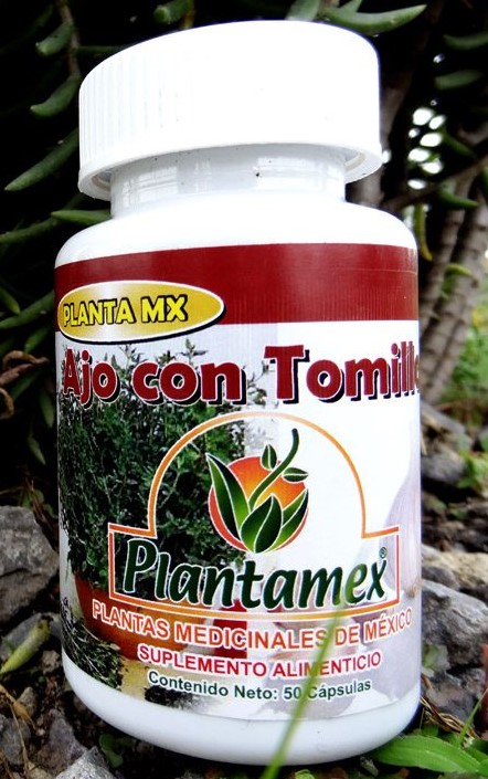 AJO CON TOMILLO C/50 CAP. PLANTAMEX
