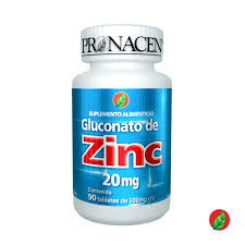 GLUCONATO ZINC C/90TABLETAS  PRONACEN