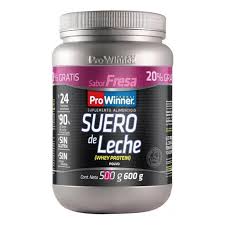 SUERO DE LECHE FRESA  500 GRS