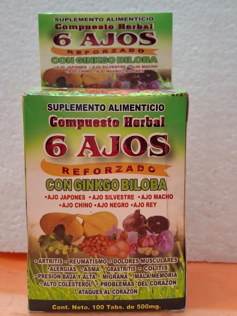 6 AJOS TAB C/100  TECN