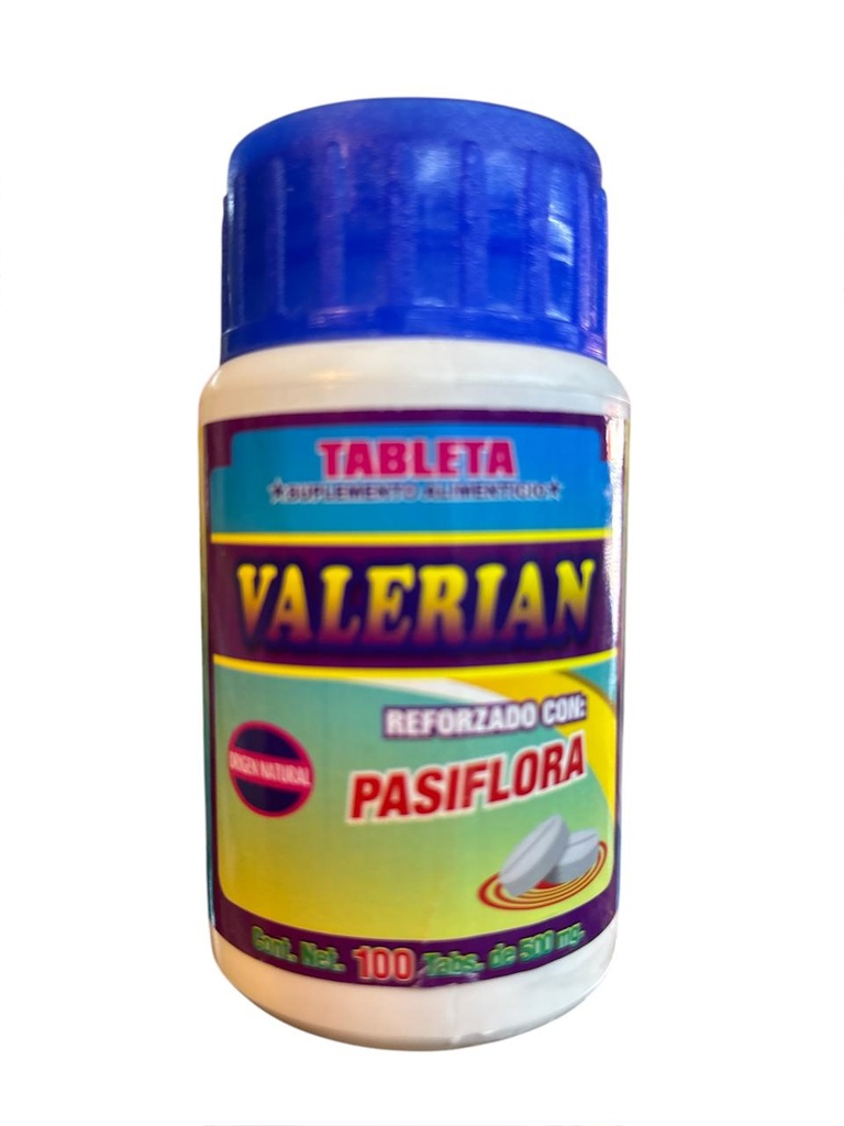 VALERIAN C/100  TAB REFORZ. PASIFLORA TECNU  