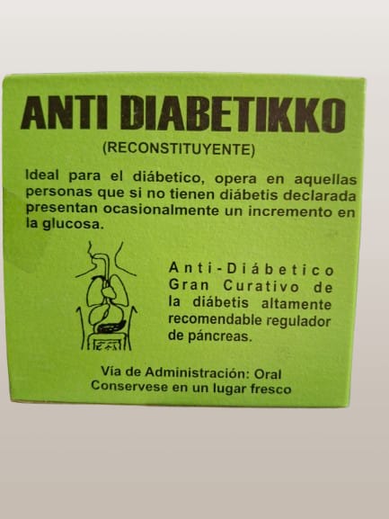 ANTI DIABETIKKO CAPSULAS CAJA VERDE
