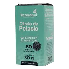 CITRATO DE POTASIO 60 CAP TECNONATURA