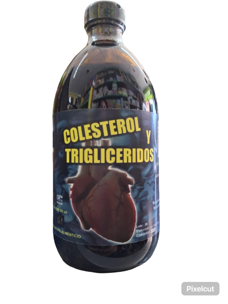 COLESTEROL Y TRIGLICERIDOS 500 ML VIDRIO