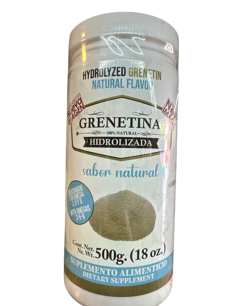 GRENETINA 500 GRS  SABOR NATURAL