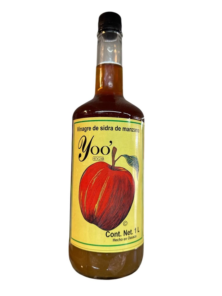 VINAGRE DE MANZANA 1LT VIDRIO