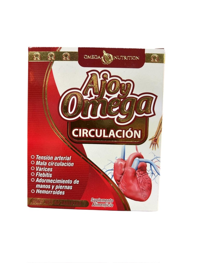 AJO Y OMEGA CIRCULACION C/ 60 TAB.