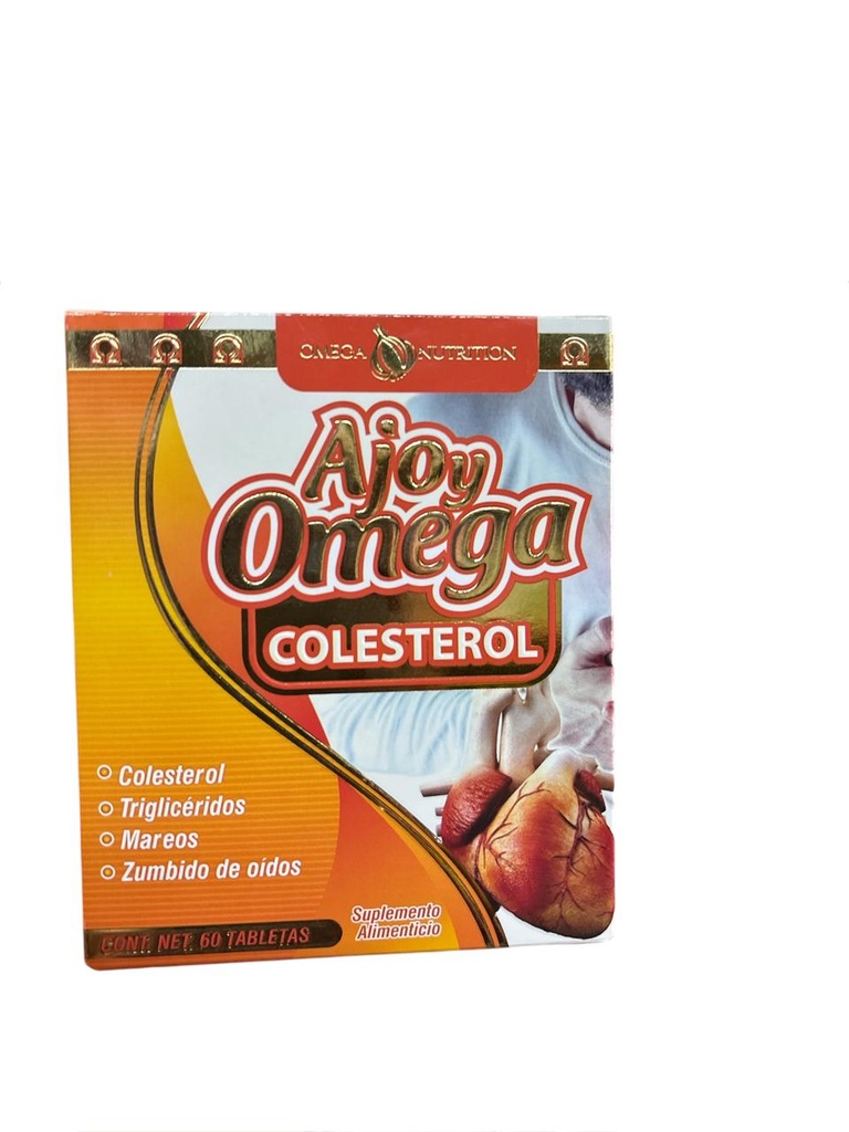 AJO Y OMEGA COLESTEROL 60 TABS