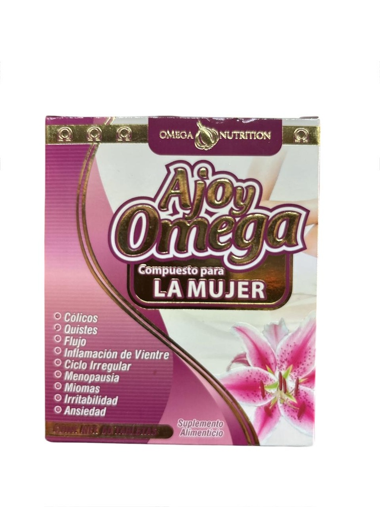 AJO Y OMEGA LA MUJER C/ 60 TAB