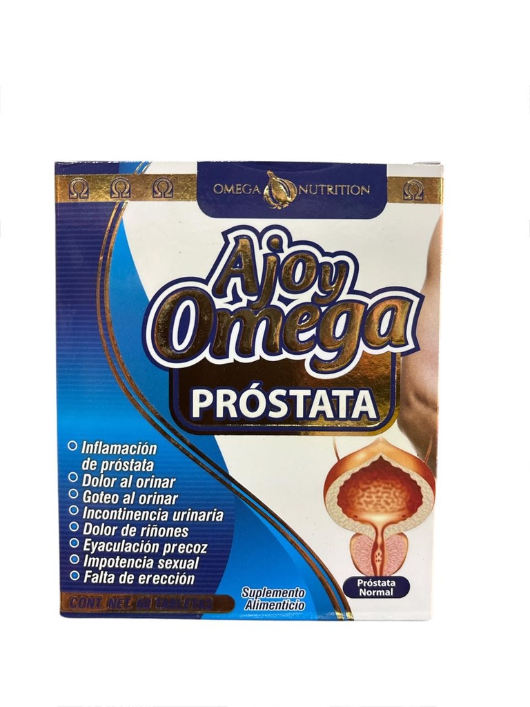 AJO Y OMEGA PROSTATA 60 TAB