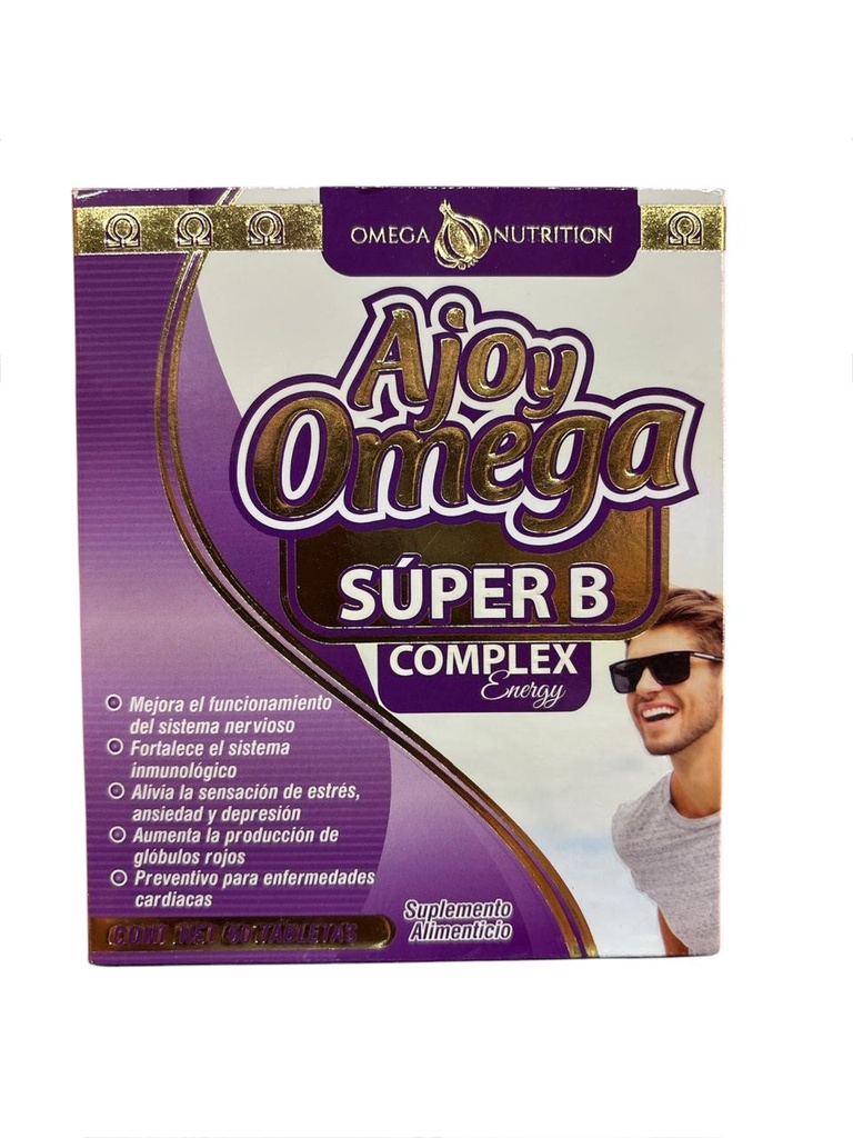AJO Y OMEGA SUPER B COMPLEX 60 TABS