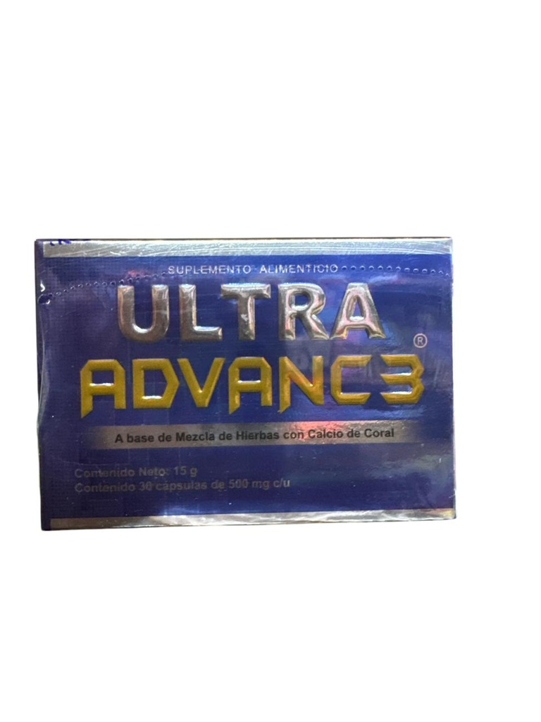 ULTRA ADVANCE3 GOLD 30 CAPS MORADA
