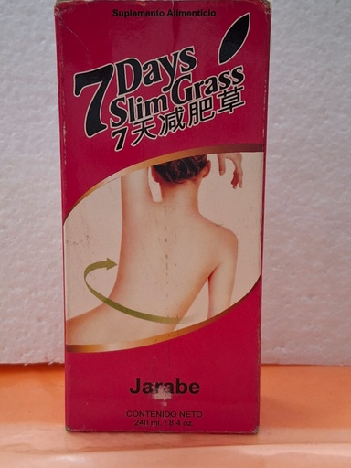 [690939600343] 7 DAYS SLIM JARABE 240ML LIQUID