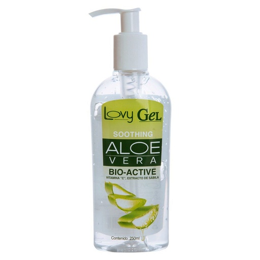 [7501055401161] ALOE VERA GEL 250ML LOVY BIO-ACTIVE