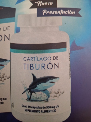 [7501853807479] CARTILAGO DE TIBURON 60 CAP MEXICA
