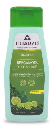 [7502009720413] SHAMPOO BERGAMOTA  CUARZO 550 ML