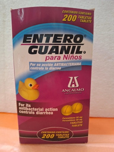 [765446470724]  ENTEROGUANIL NIÑO C/200 TAB