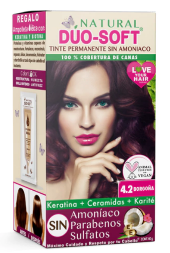 [806802644585]  DUO SOFT  TINTE BORGOÑA 4.2