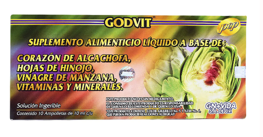 [7502217901116]  CORAZON DE ALCACHOFA  GN+ VIDA 10 AMP 