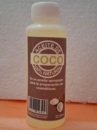 [GEN-1007]  ACEITE DE COCO  12OML  SORIANO